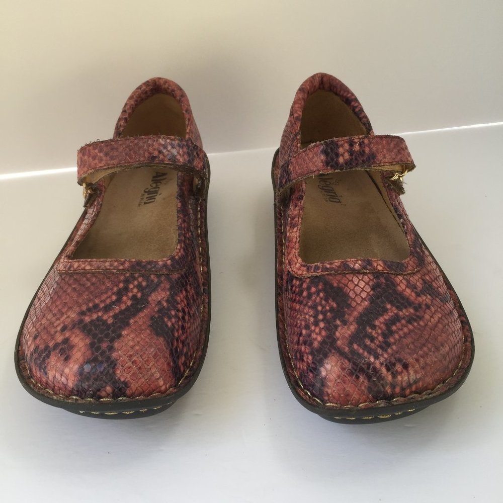 Alegria Mary-Jan- Snakeskin design  size 40